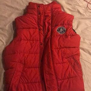 Abercrombie Red Vest